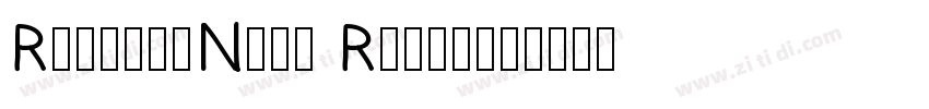 RadnikaNext Regular字体转换